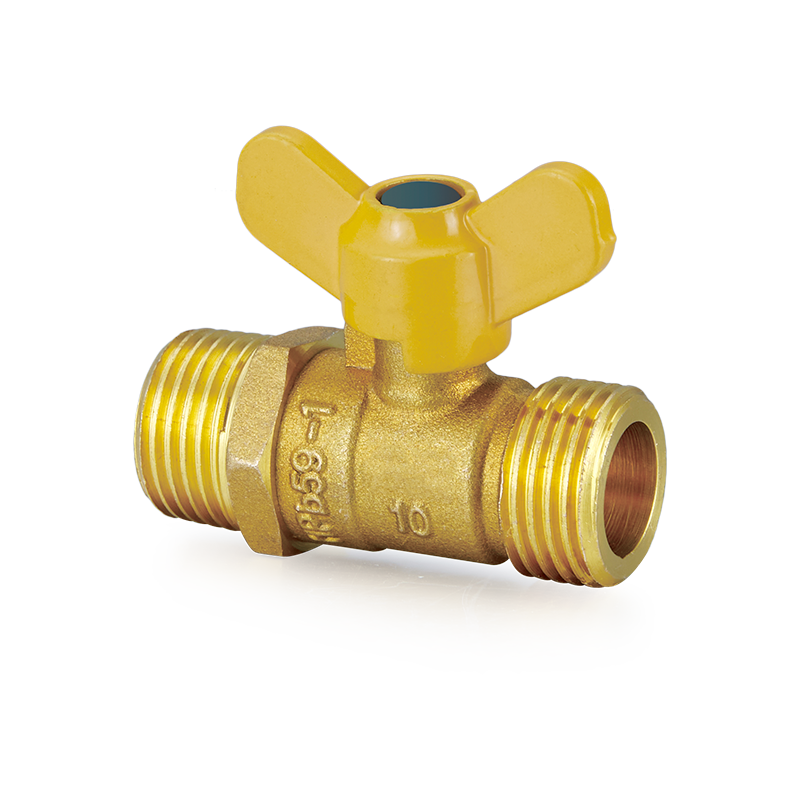 صمام كروي نحاسي YH-206 بمقبض فراشة （M/M）