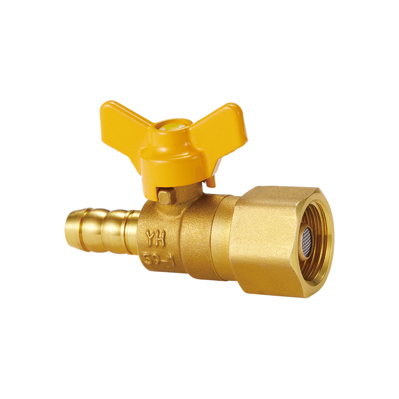 صمام إيقاف التدفق الزائد النحاسي YH-216A （موصل خرطوم F）